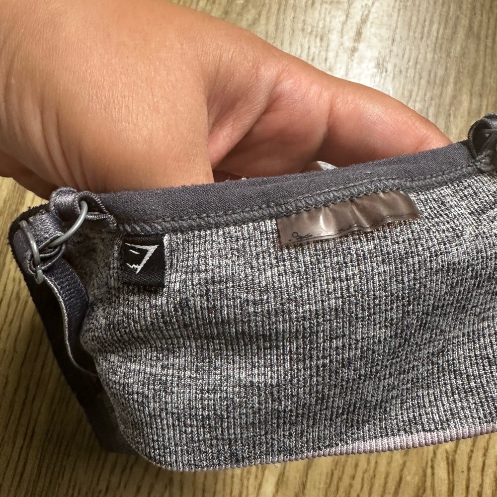 Gymshark Heather Gray Sports Bra - Picture 3 of 3